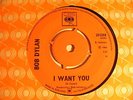 BOB DYLAN I Want You Ex+ CBS 1966 UK 7