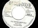 THE MAYTALS I'll Never Grow Old Vinyl Record 7 Inch Jamaican Coxsone Misprint