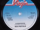 Punk 45 SEX PISTOLS Submission VIRGIN VG+ one sided uk HEAR