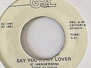 FIRE FLIGHT - SAY YOU'RE MY LOVER / FOOL IN LOVE - GSL 1981 Island Disco HEAR