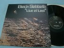 Black Sabbath Live At Last LP NM- BS001 1980 UK