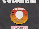 BRUCE SPRINGSTEEN  Born To Run / Meeting Across The River  45 with jukebox tab