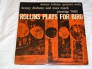 Sonny Rollins Quintet Rollins Plays For Bird LP 1956 Prestige PRLP-7095 Mono