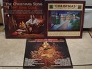 3 Christmas records Nat King Cole Charles Brown  Chateau Ste Holiday-LP-Vinyl