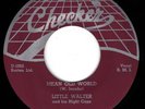 HEAR Little Walter & His Nightcaps Mean Old World/Sad Hours Checker 764 BLUES