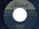 HEAR Royals All Night Long/Every Beat Of My Heart Federal 12064 7