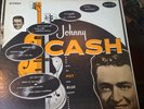 Johnny Cash Sun Record LP 1220 stereo 'With his hot and blue guitar'