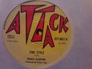 UK ATTACK ATT 8027-DENNIS ALCAPONE-FINE STYLE/WINSTON SCOTLAND-ON THE TRACK-VG++