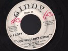 Batt Mann & The Boy Wonders You Wouldn't Listen 45 early Ides Of March Peterik