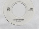 TAKE THAT - NEVER FORGET / BACK FOR GOOD 45 EX VINYL Rare Jukebox Promo + Card
