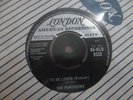 THE PENTAGONS TO BE LOVED  1961  LONDON 45-HLU 9333  RARE, VERY NICE EX+
