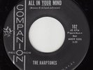 HARPTONES - Companion 102  - All in Your Mind - '61 DOO-WOP 45 VG/VG+ (original)