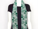 David Bowie Ziggy Stardust V&A Silk Scarf Rare New