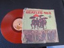 ORIGINAL Beatles HELP FL-1198 Taiwan Import Orange Vinyl w/ Beatles No.5 FL-1178