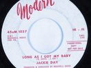 Northern Soul 45 JACKIE DAY Long AS I Got My Baby MODERN promo HEAR