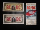 AC/DC The Razor's edge Tour 1991 Ticket + 2 x 1 AC/DC Dollar