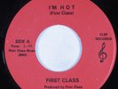 Modern Soul Boogie 45 FIRST CLASS I'm Hot CLEF VG+ HEAR