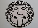 FLUXUS   bellissimo STICKER originale   22 cm x 22 cm   cramps      italian prog