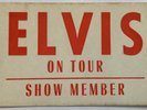 ELVIS PRESLEY- 100% GENUINE BACK STAGE STICK ON PASS-GREAT SELECTION LISTED