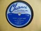 THE FLAMINGOS HURRY HOME BABY GREAT R&B / DOO WOP 78 ON CHANCE 1140