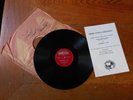 Fats Domino autographed 78 record Blueberry Hill w/NOLa dedication Program 1999