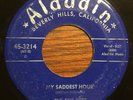 Five Keys, My Saddest Hour on Aladdin 3214, Shiny Blue Label of this nice group
