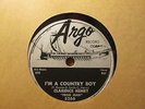 CLARENCE FROG MAN HENRY – I’m A Country Boy / Lonely Tramp  ARGO 5266 – 78rpm