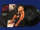 HAND SIGNED vintage Lita Ford Kiss Me IMPORT 45 7