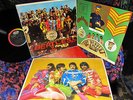 LP + POSTER '67 MONO ? The BEATLES ? SGT PEPPER Psych LENNON + PEPPERLAND INSERT