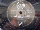 ELVIS PRESLEY 78 RPM I LOVE YOU BECAUSE / TRYIN' TO GET. NEW ZEALAND RCA 20-6639