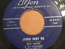 BEN WHITE & DARCHAES   ALJON   JOCKO SENT ME   Rare Orig. DOO WOP
