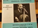 HMV HQM 1079 1st UK Feuermann cello Schubert Arpeggione Beethoven Sonatas Piano