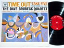 The Dave Brubeck Quartet Time Out MONO LP VINYL Columbia 6 Eye CL1397 COOL JAZZ