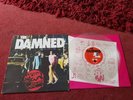 THE DAMNED MACHINE GUN ETIQUETTE ORIGANAL ON CLEAR VINYL RECORDS