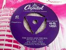 NAT KING COLE: THE SAND AND THE SEA 1955 TRI CAPITOL 45 RPM EX+