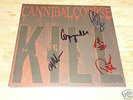 Cannibal Corpse - Kill - FULLY SIGNED BLUE VINYL LP U.K. 2009 - Gatefold Cover
