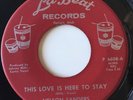 NELSON SANDERS-This Love Is Here To Stay 45 Rare Detroit Northern Soul La Beat