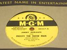 Jimmy Durante 78 Frosty the Snowman MGM 30257 Christmas Comes But Once a Year