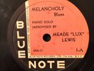 BLUE NOTE #1  Meade Lux Lewis 78rpm 1939 E+ rare off-color pressing