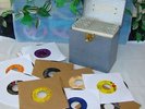45-rpm RECORD CASE includes (47) Late 50's & Early 60's RECORDS