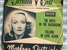 Marlene Dietrich  - Decca Curtain Call DU-1514 Boys in the Backroom 78 RPM