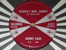 1959 Country 78 rpm JOHNNY CASH Frankie’s Man, Johnny  COLUMBIA 41371 Canada