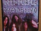 Deep Purple signed autograph vinyl LP MACHINE HEAD  Roger Glover Ian Gillan