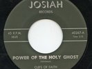 Rare Black Gospel 45- Clefs Of Faith- Power Of The Holy Ghost- Josiah # 40267-M-