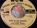 Rare '66 Psych Pop Promo 45 Van Dyke Parks Come to the Sunshine MGM EX HEAR