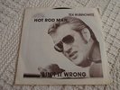 ROCKABILLY TEX RUBINOWITZ  HOT ROD MAN/AIN'T IT WRONG RIPSAW 214 PICTURE SLEEVE