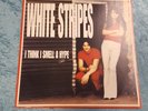 WHITE STRIPES I THINK I SMELL A HYPE RARE WHITE MARBLE VINYL 2001