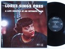 LOREZ ALEXANDRIA Lorez Sings Pres FEDERAL LP mono VG+