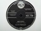 ELVIS PRESLEY - One Night / I Got Stung 78 rpm disc (A+)