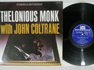 THELONIOUS MONK WITH JOHN COLTRANE SAME RIVERSIDE SR-7002 Japan Vinyl LP